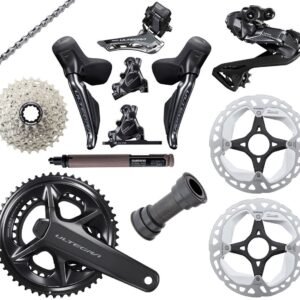 Shimano Gruppo ULTEGRA Di2 R8170-P 2x12 velocità Powermeter disco 160/160mm