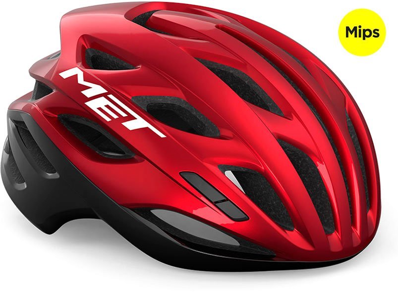 Met Estro MIPS Black Red Metallic Glossy - Casco per bici da corsa - immagine 4